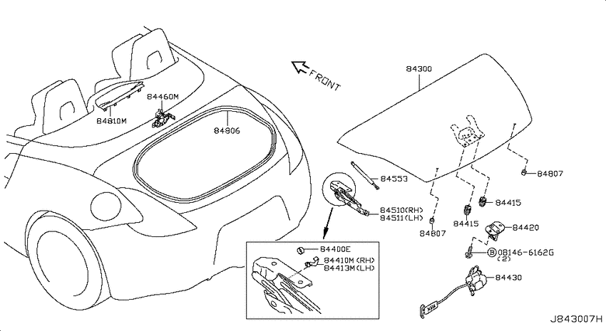 Trunk lid & fitting