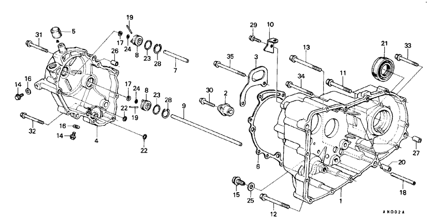 Transmission housing