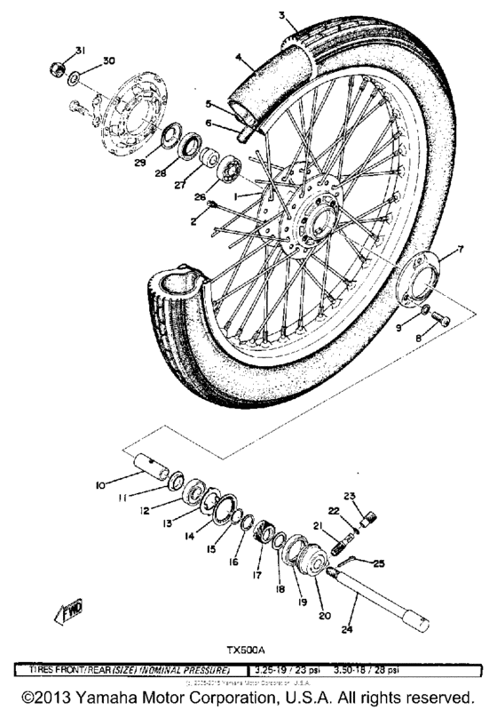 Front wheel
