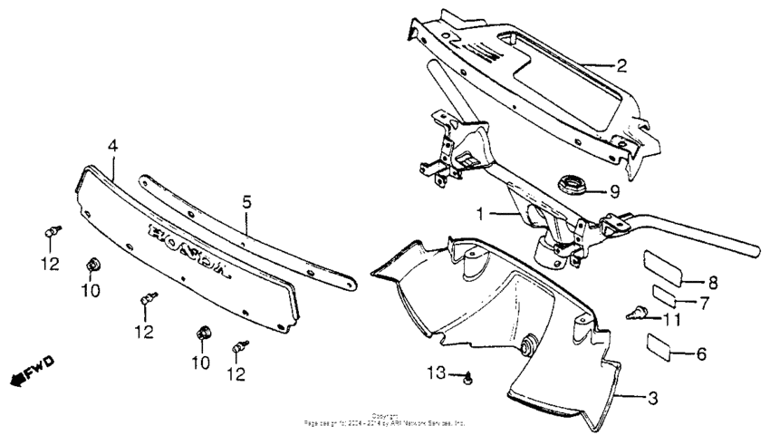 Handlebar + handlebar cover