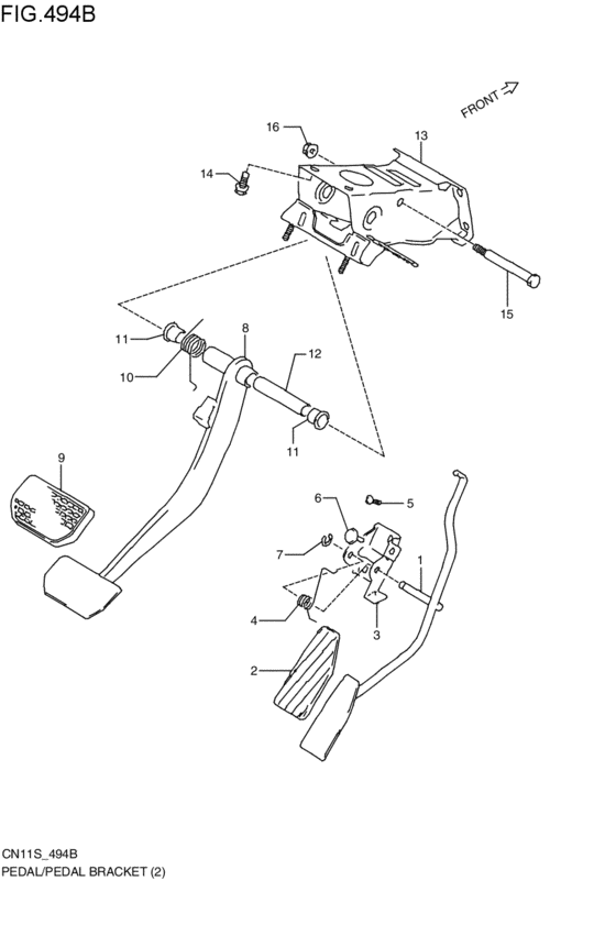 pedal / pedal bracket