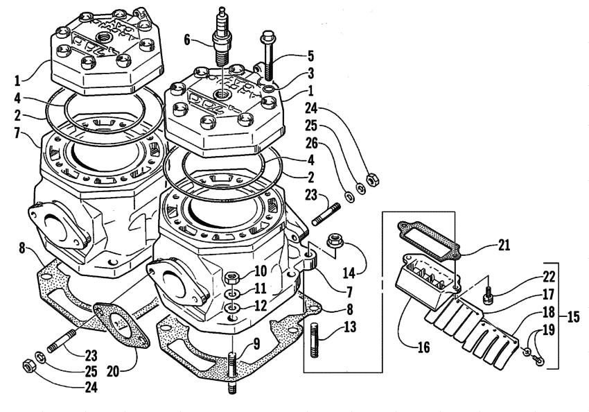 Cylinder And Head Assembly