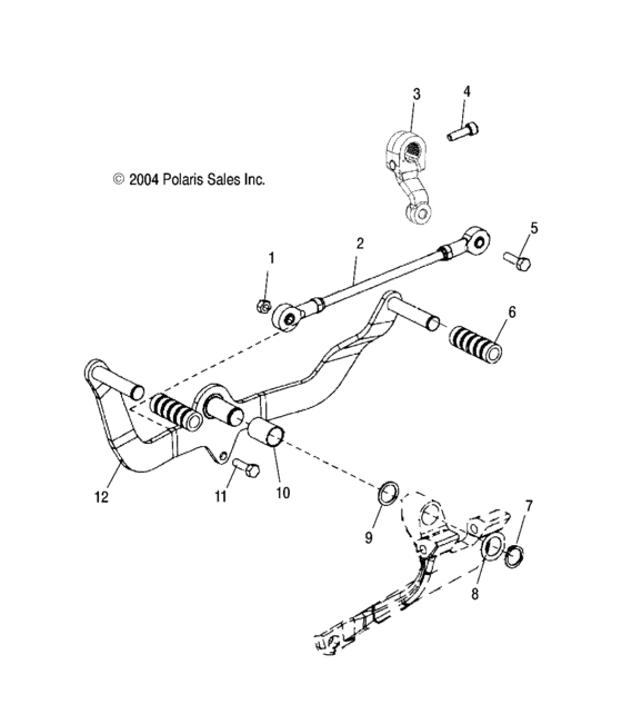 Drive train, shift lever