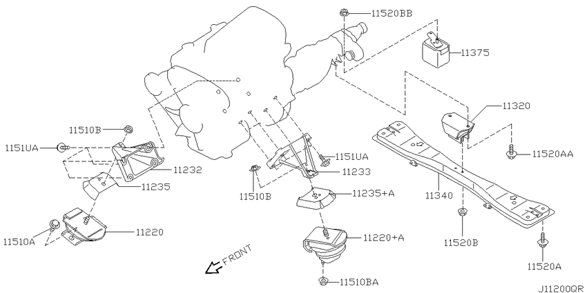 Engine & transmission   mounting