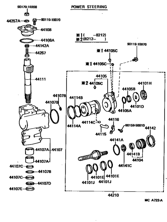 Front Steering Gear & Link