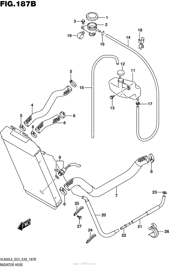 Radiator Hose (Vl800L6 E28)