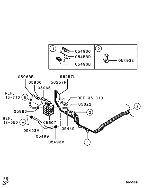 Fuel line & vapor gas control