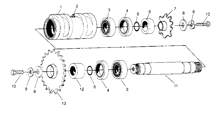 Center tightener assembly