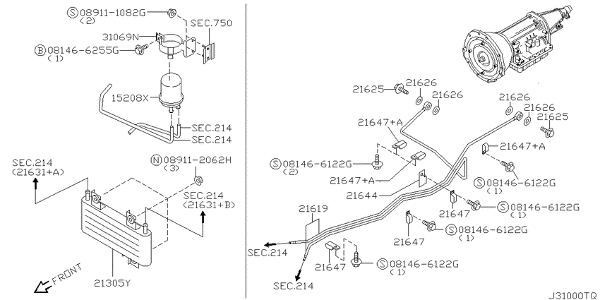 Auto transmission,transaxle & fitting