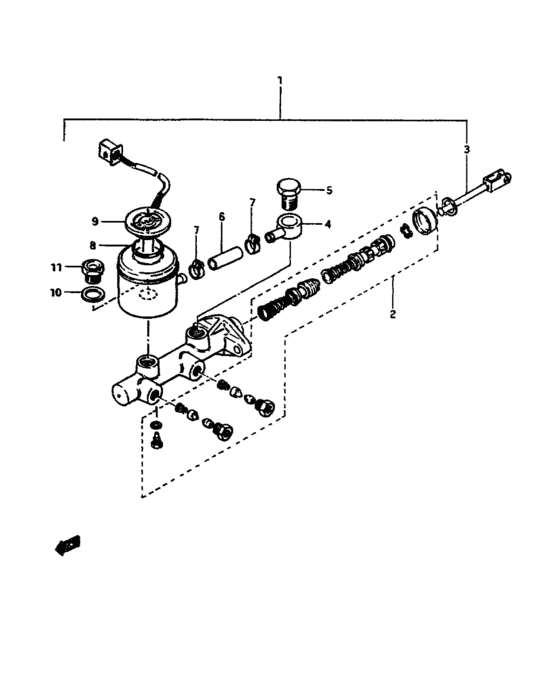 Brake master cylinder