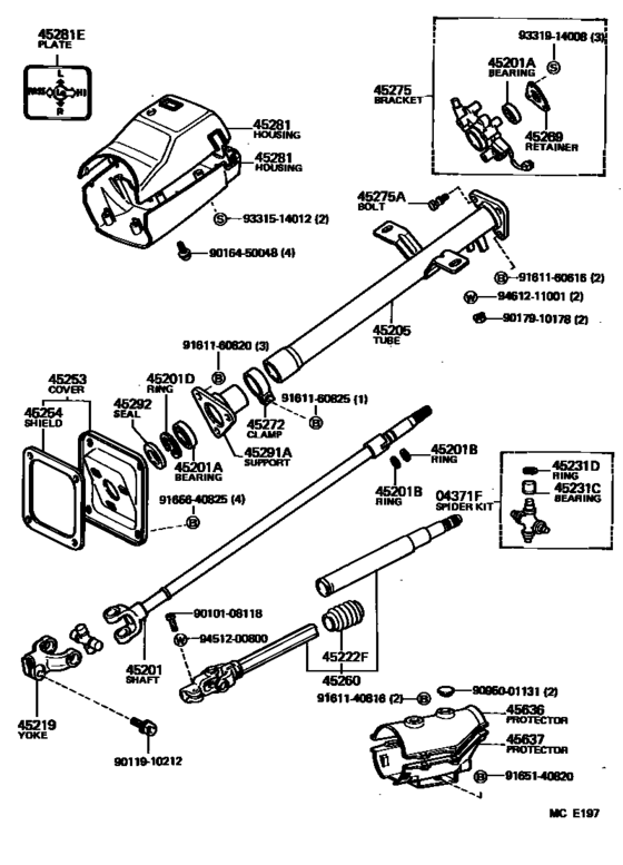 Steering Column & Shaft