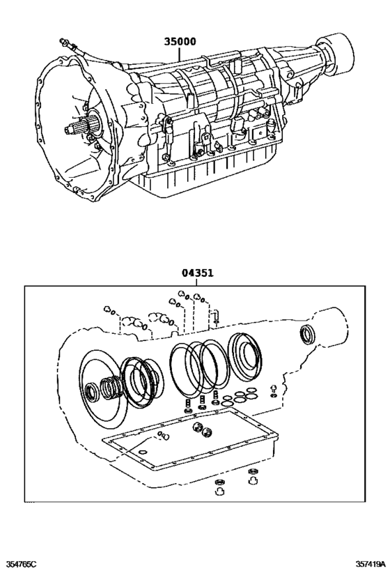Transaxle Or Transmission Assy & Gasket Kit (Atm)