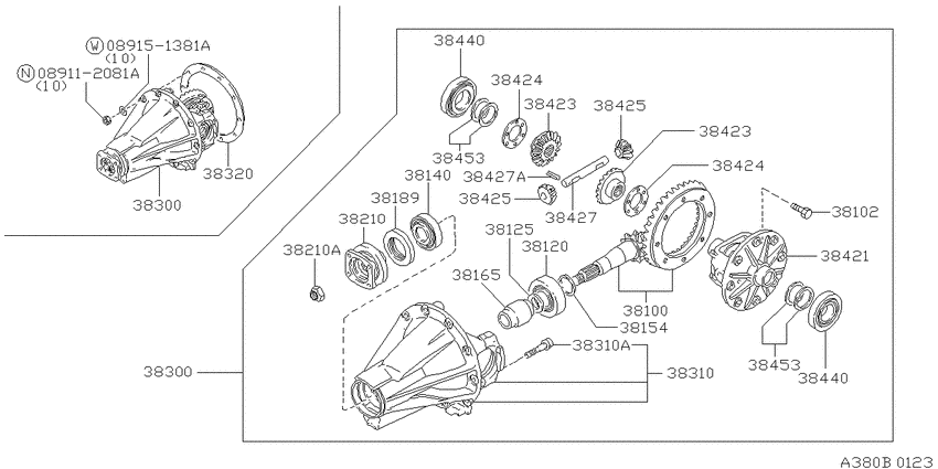 Rear final drive