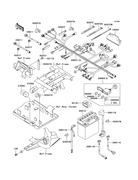 Chassis electrical equipment