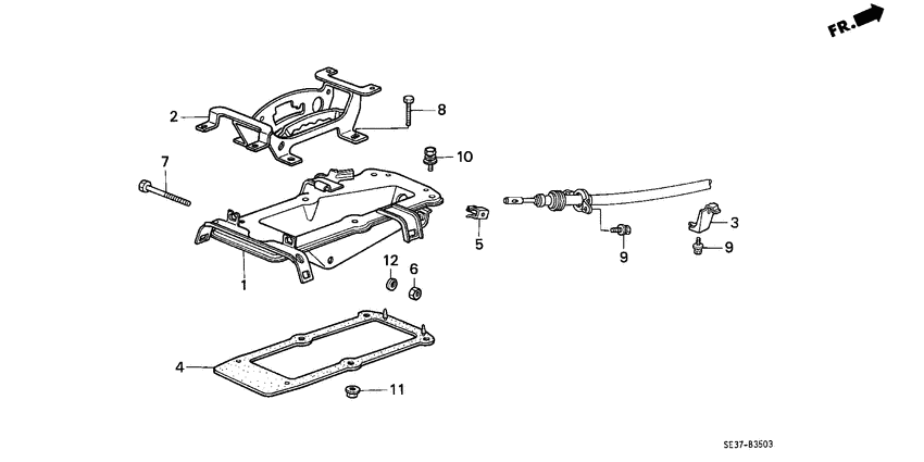 Select lever bracket