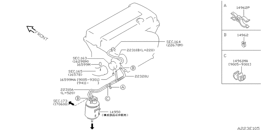 Vacuum piping