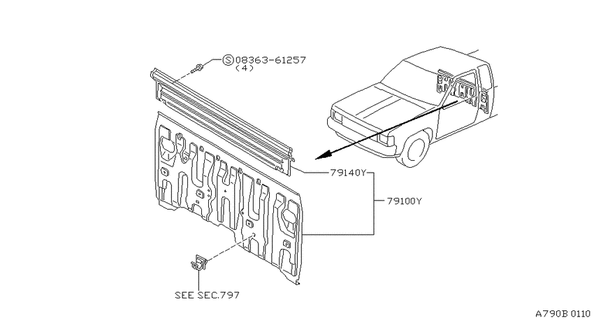 Rear panel & fitting