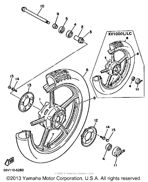 Front wheel