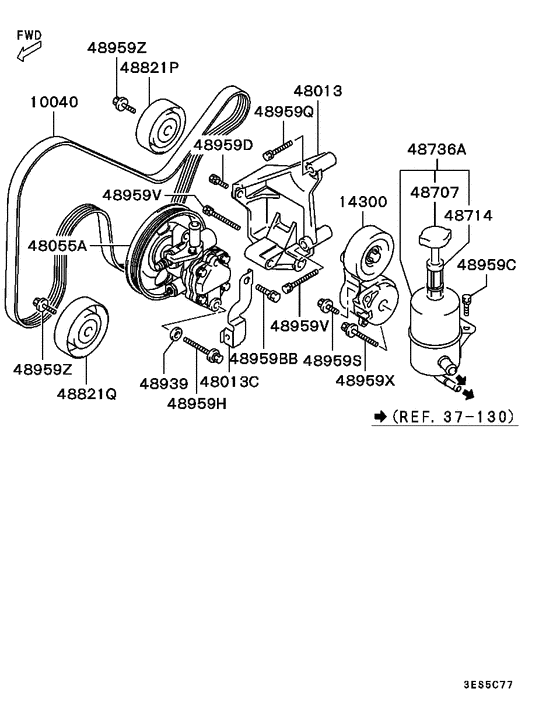 Power steering oil pump