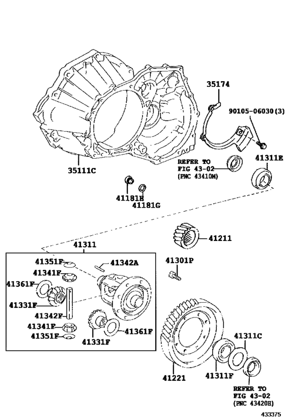 Front Axle Housing & Differential