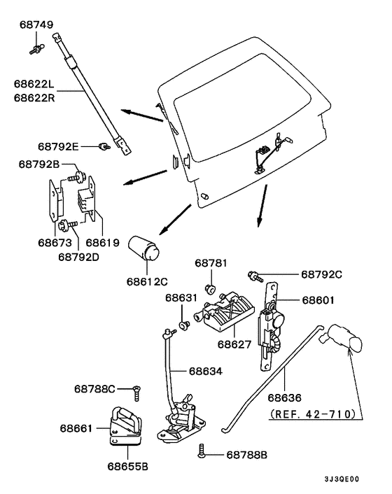 Tailgate panel & glass