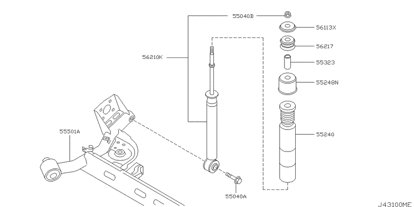 Rear suspension
