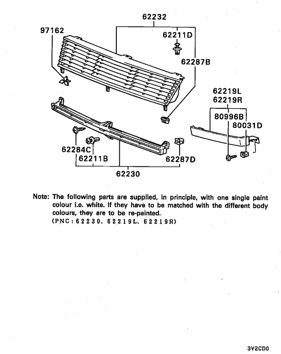 Radiator grille,headlamp bezel