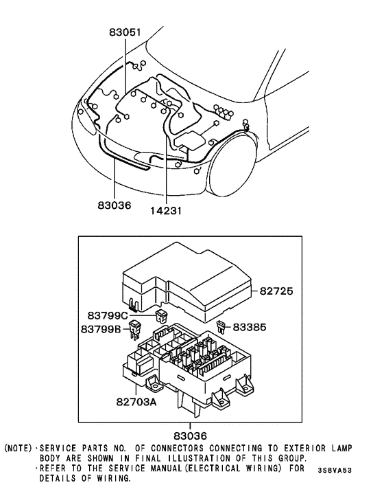 Wiring & attaching parts