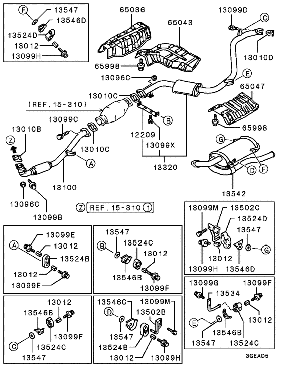 Exhaust pipe & muffler