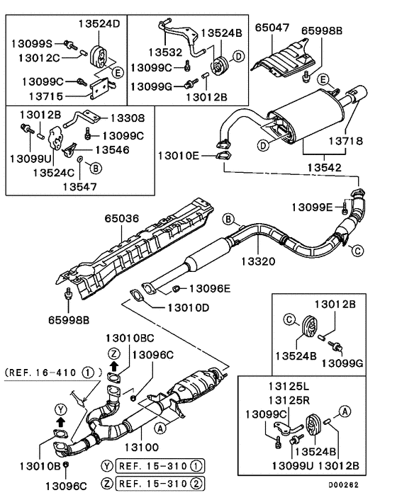 Exhaust pipe & muffler