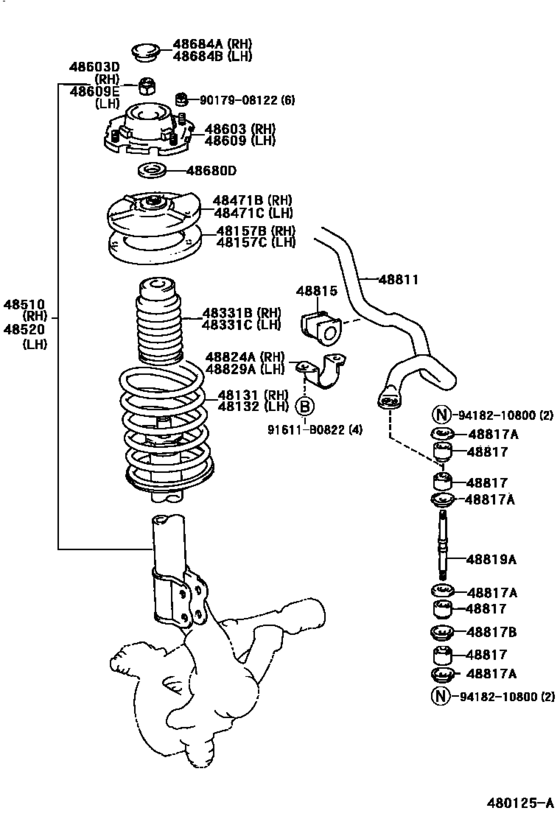Front Spring & Shock Absorber