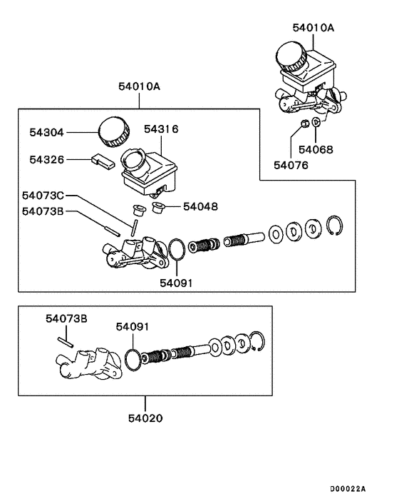 Brake master cylinder