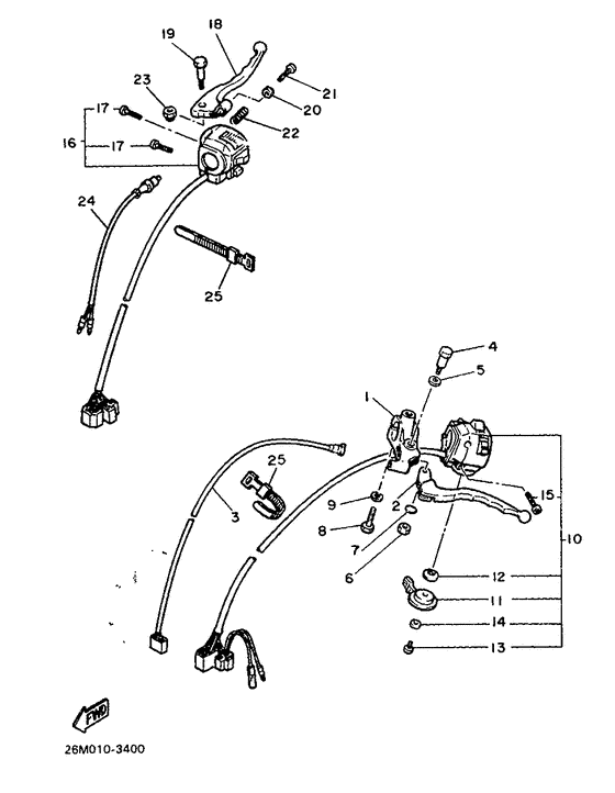 Handle switch & lever