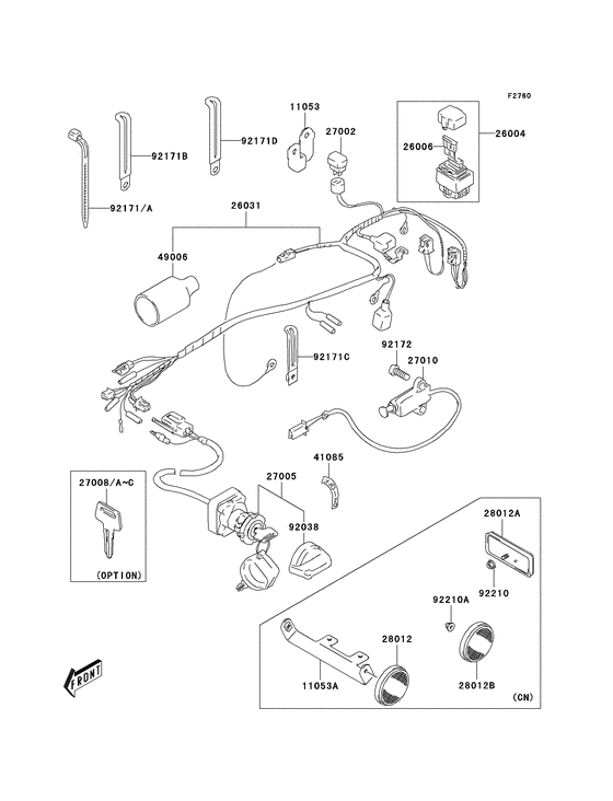 Chassis electrical equipment