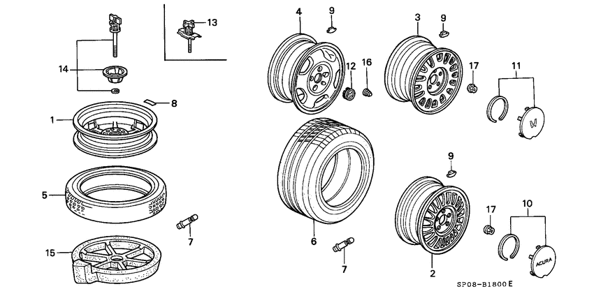 Tire/wheel disk