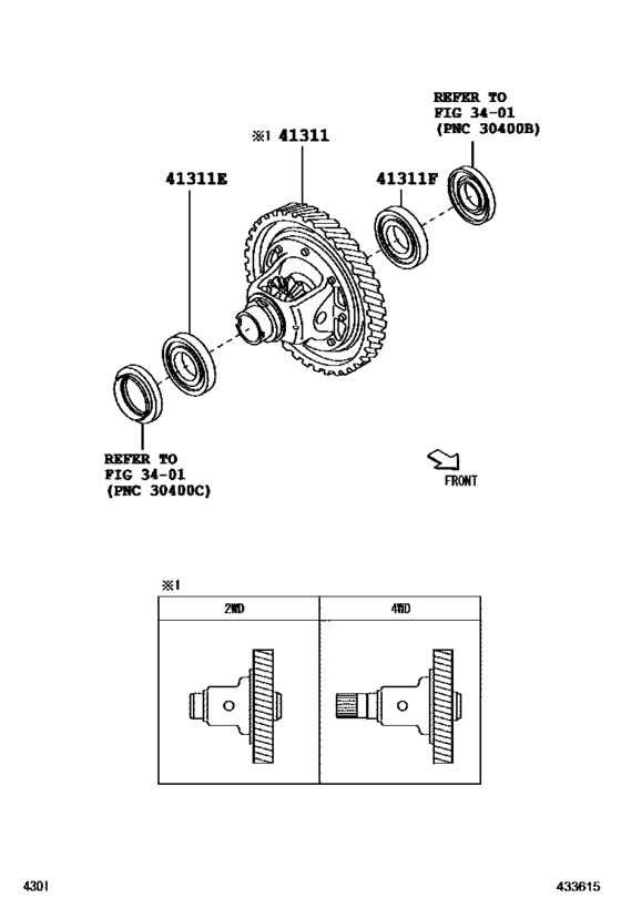 Front Axle Housing & Differential