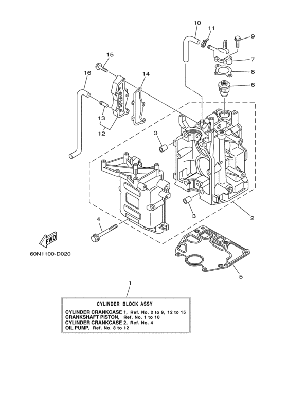 Cylinder crankcase