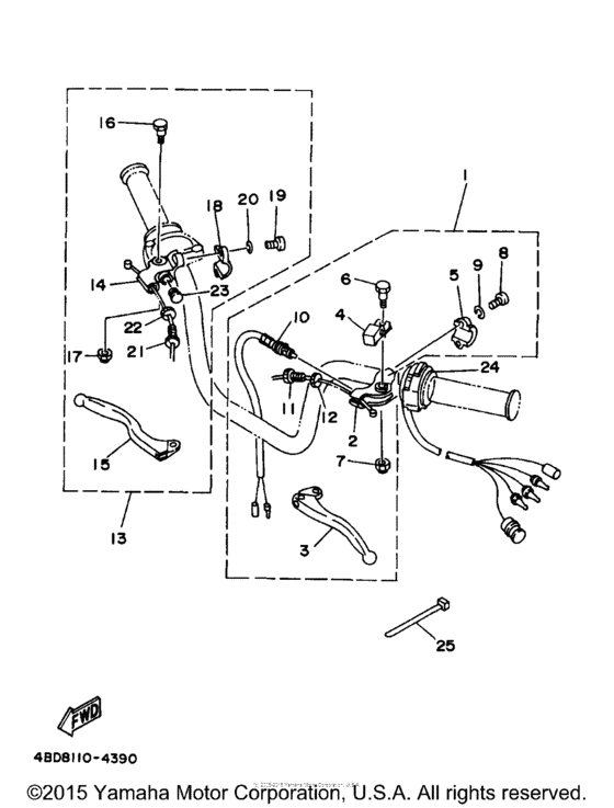 Handle switch & lever