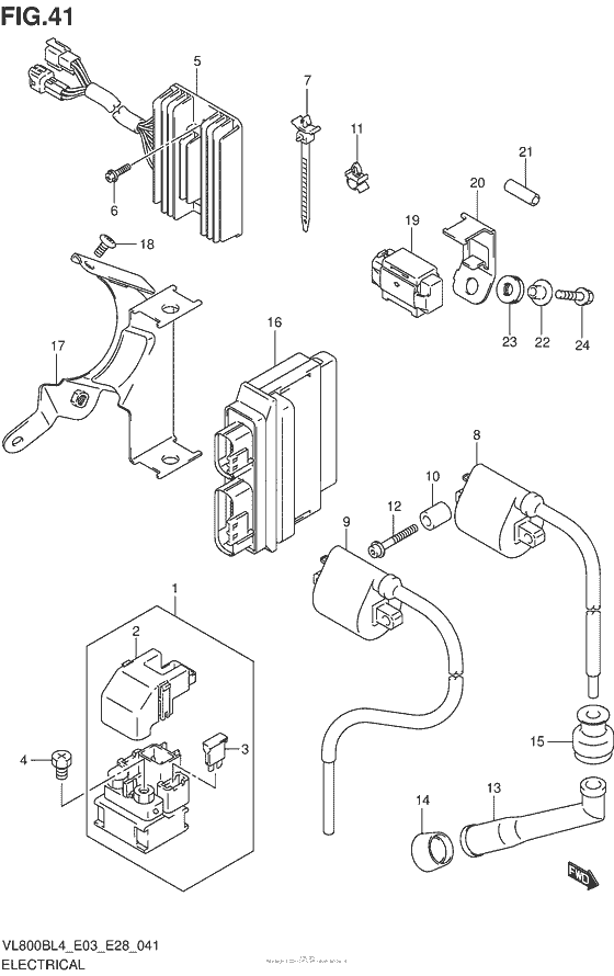 Electrical (Vl800Bl4 E28)