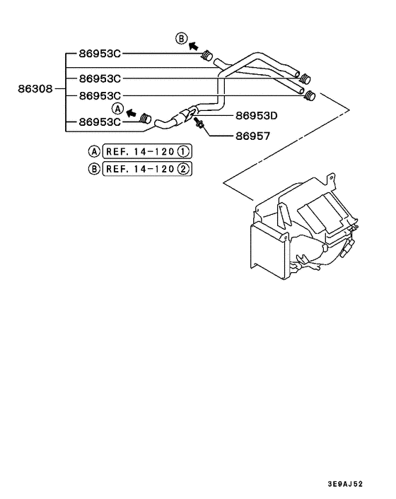 Heater unit & piping