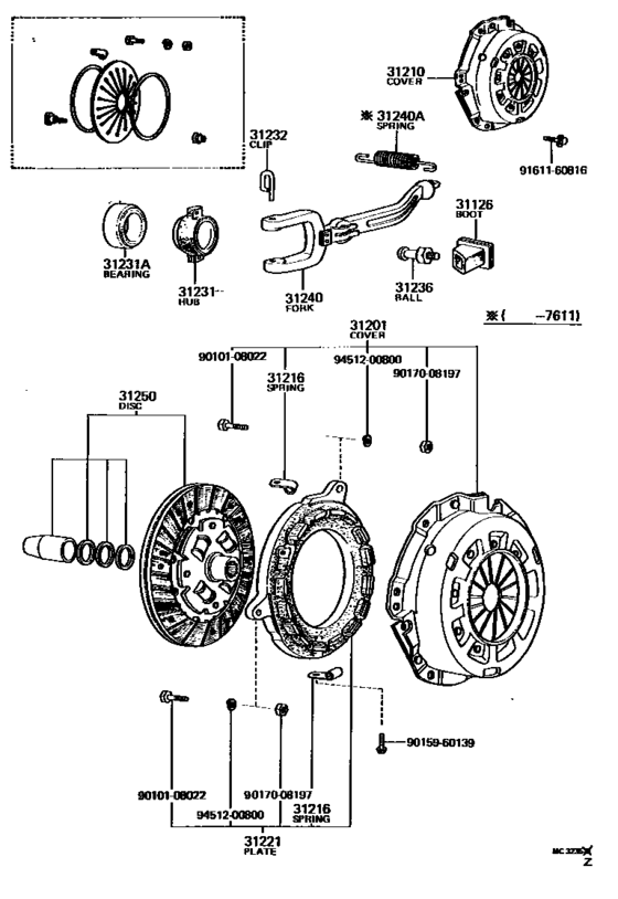 Clutch & Release Fork