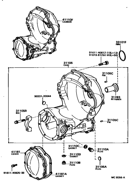 Front Axle Housing & Differential