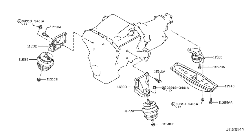 Engine & transmission   mounting