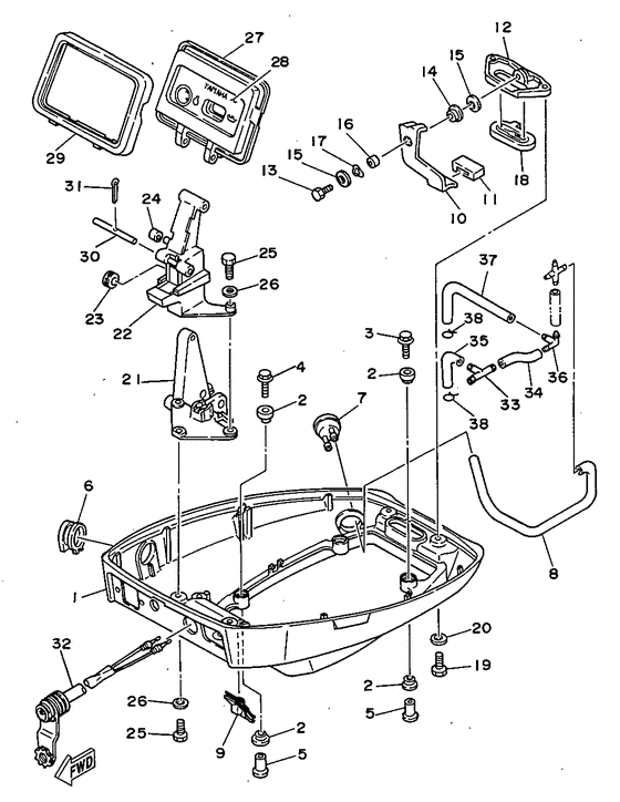 Bottom cowling