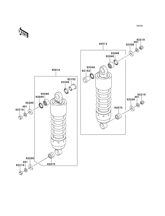 Suspension/shock absorber