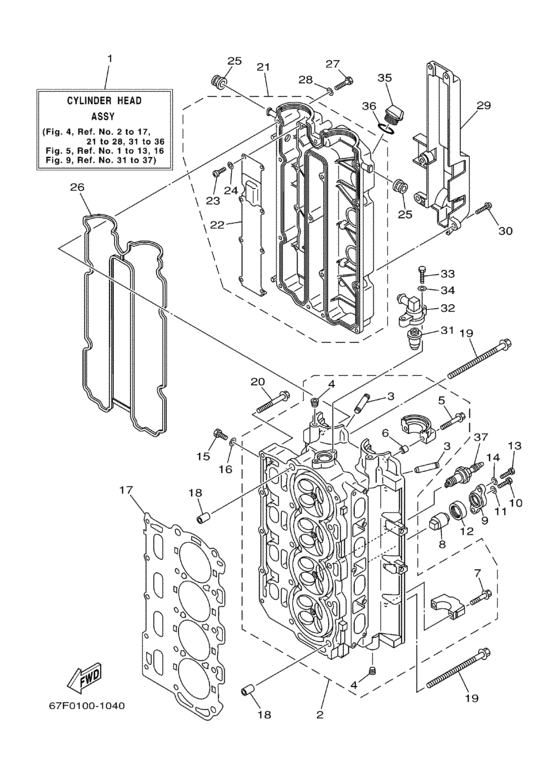 Cylinder crankcase