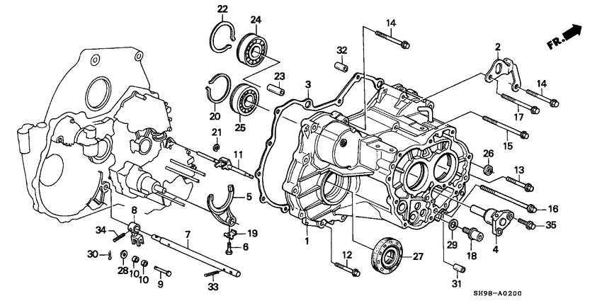 Transmission housing
