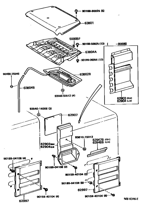 Rear Ventilator & Roof Ventilator