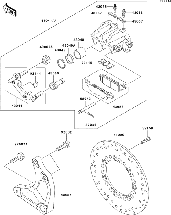 Rear brake(vn1500-e4-e6)