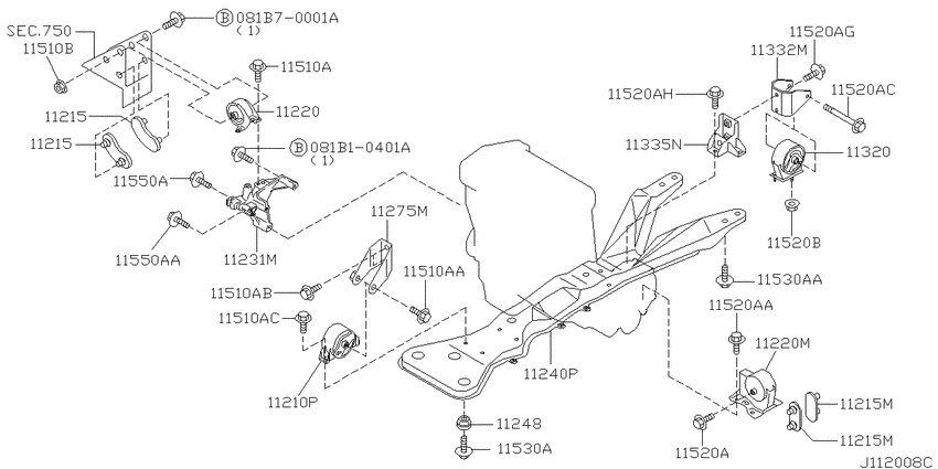 Engine & transmission   mounting